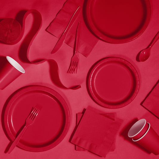 Solid Color Premium Plastic Spoons