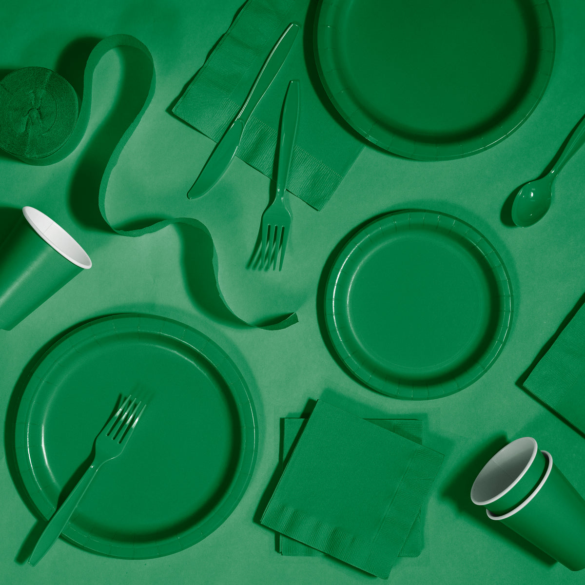 Solid Color Premium Plastic Spoons