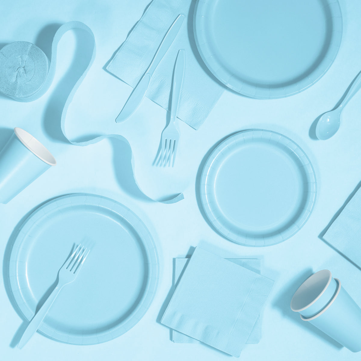 Solid Color Premium Plastic Spoons