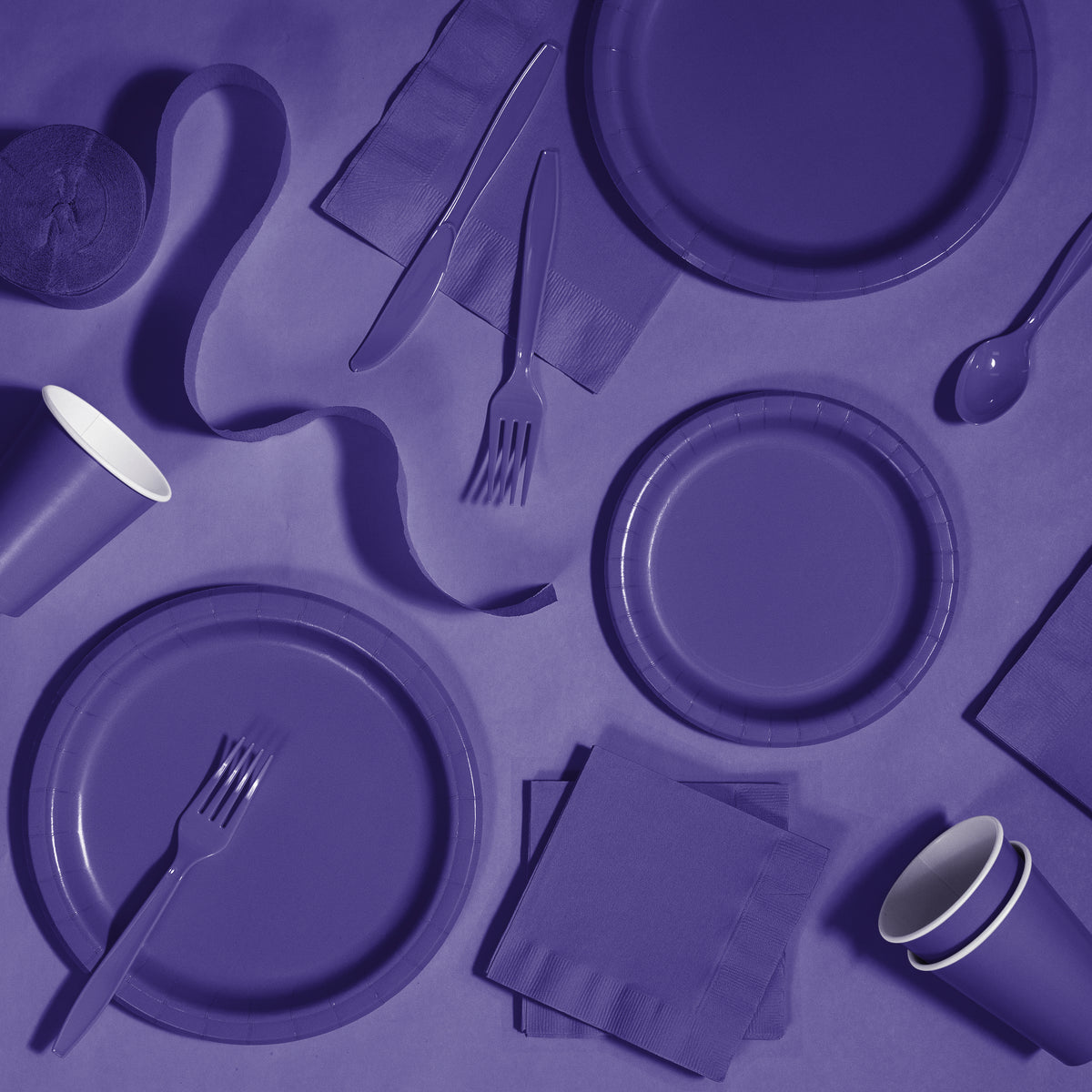 Solid Color Premium Plastic Spoons