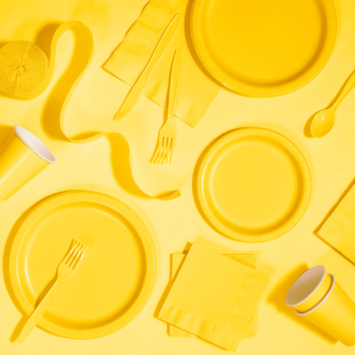 Solid Color Premium Plastic Spoons