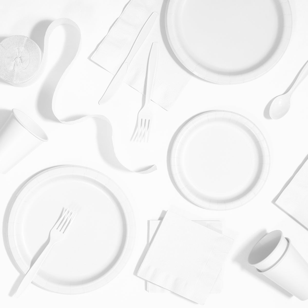 Solid Color Premium Plastic Spoons