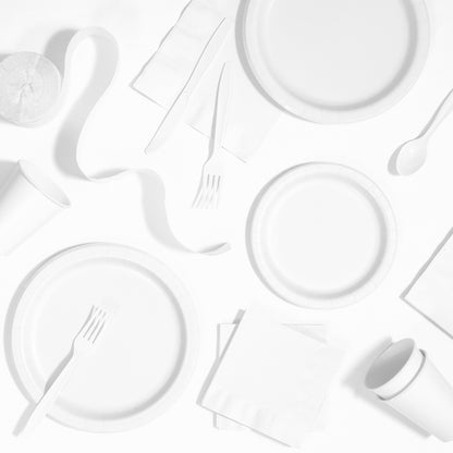 Solid Color Premium Plastic Spoons