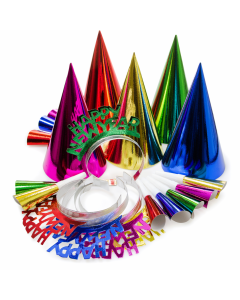 New Year's Assorted Color 10 Person Party Kit